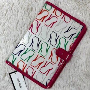 Nine West Stiletto Fuchsia Trim Snap Closure Stiletto Page Journal Planner